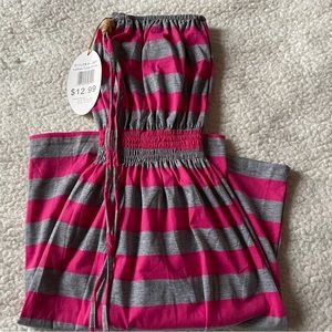 Women’s Pink and Gray tube dress